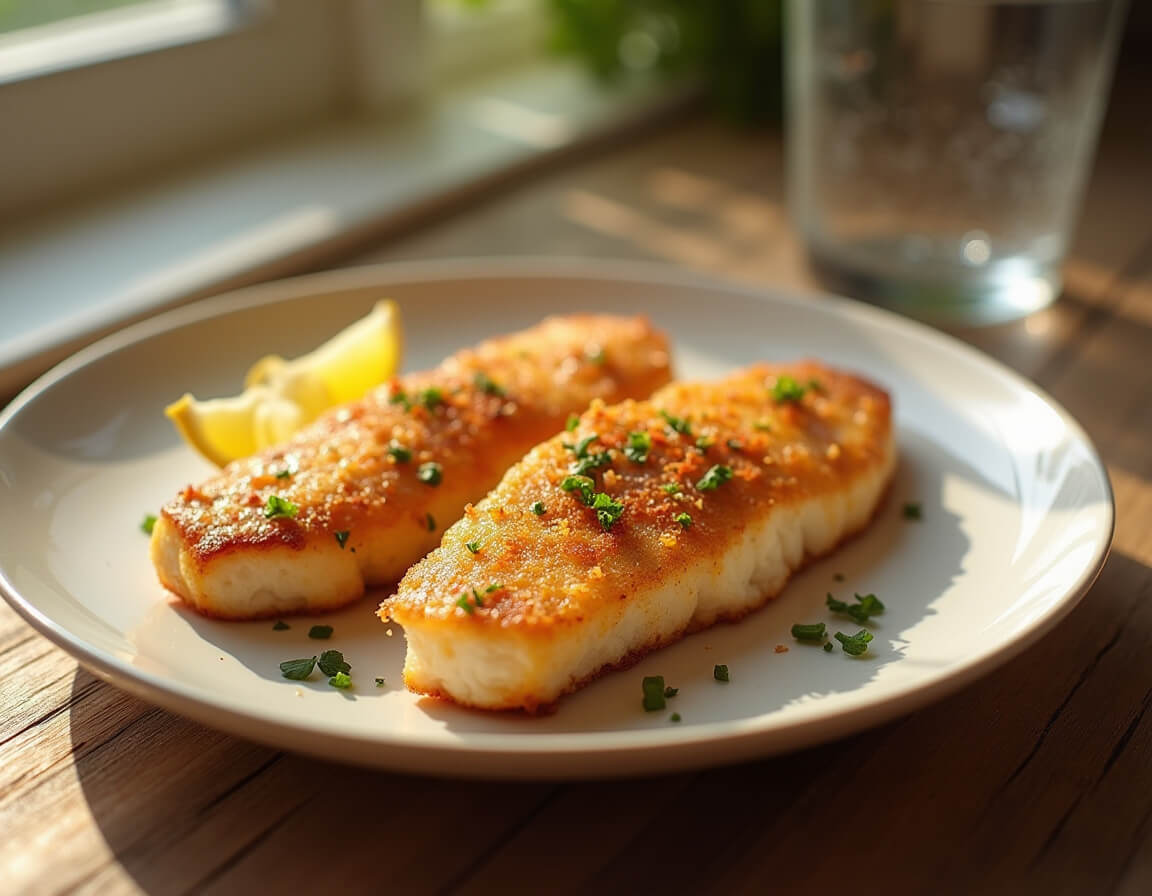 Bacalhau na airfryer crocante e suculento