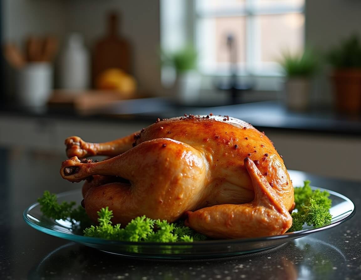 Brócolis na airfryer crocante e dourado.