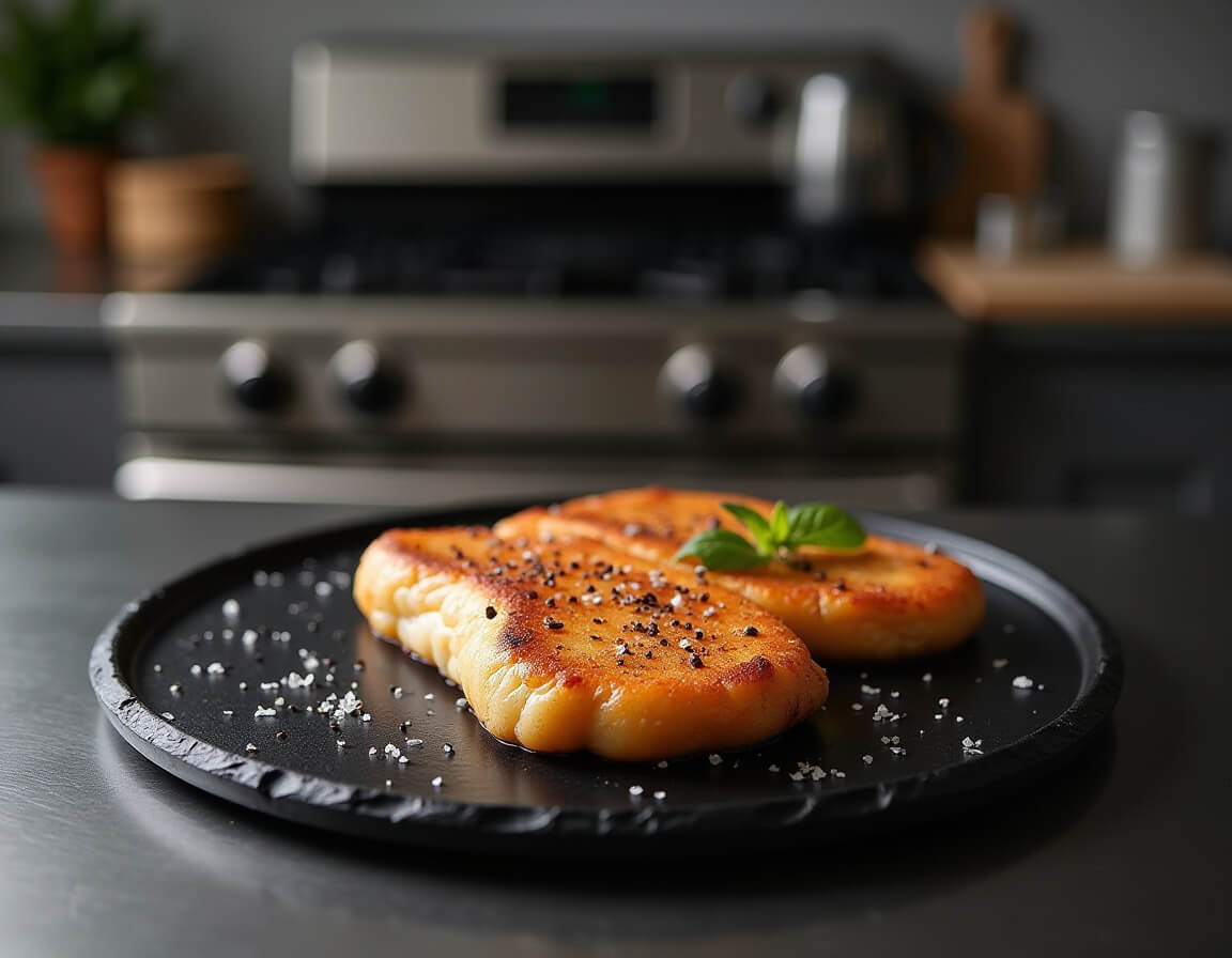 Filé à milanesa na airfryer crocante e dourado.