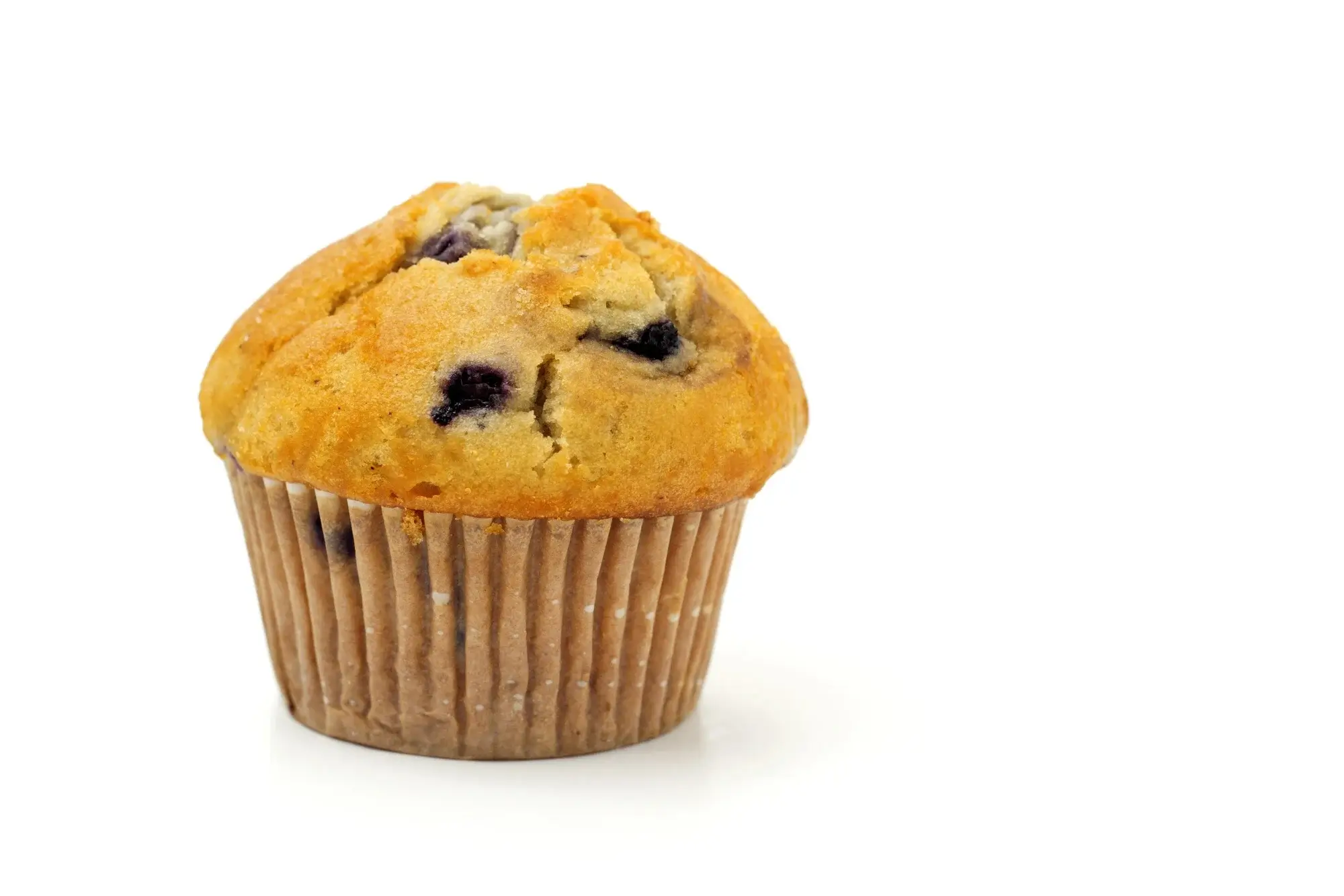 Muffins de mirtilo na airfryer fofinhos e dourados