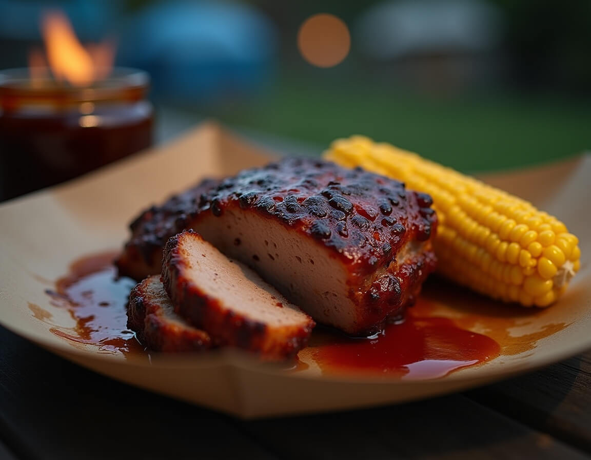 Carne de porco assada na airfryer, dourada e crocante.