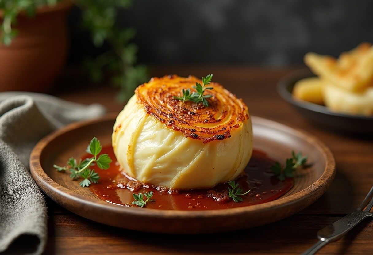 Repolho liso na airfryer crocante e dourado.